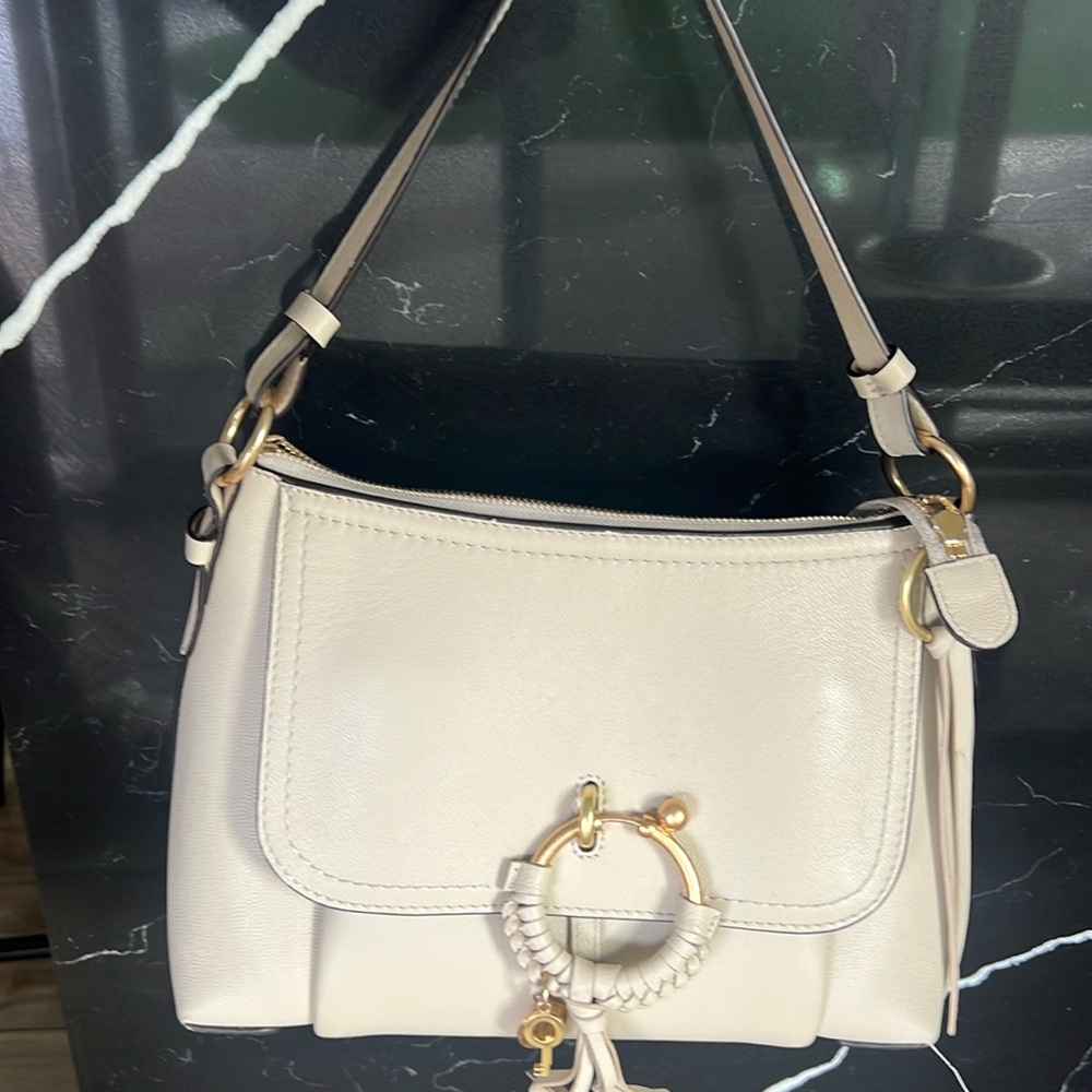 See by Chloe bag Joan bag/beige gold tone